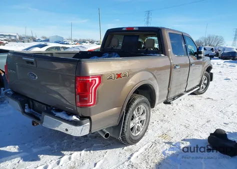 2015 Ford F-150 Lariat из США, поврежденный, VIN 1FTFW1EF4FKF09789